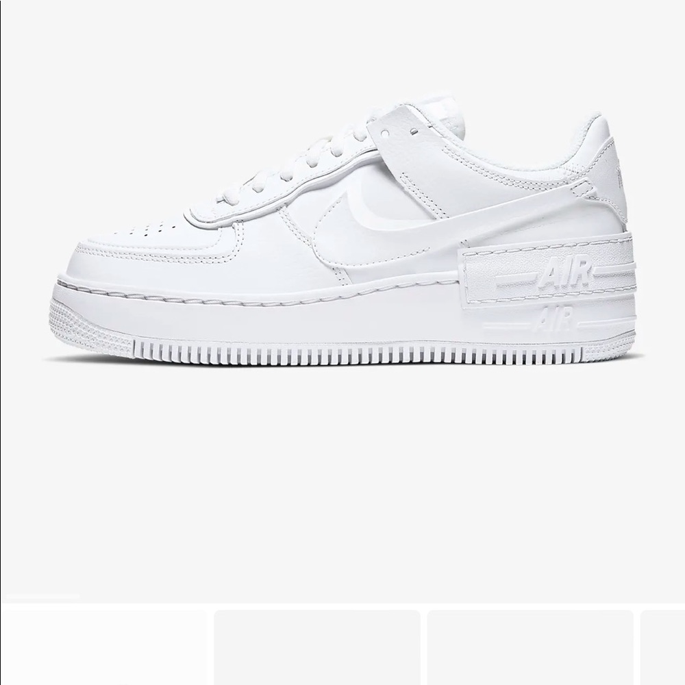 Nike womens platform airforce ones. Size 8
